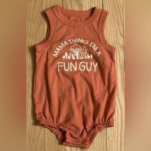 Cat & Jack Fun Guy Onesie, Size 12 months